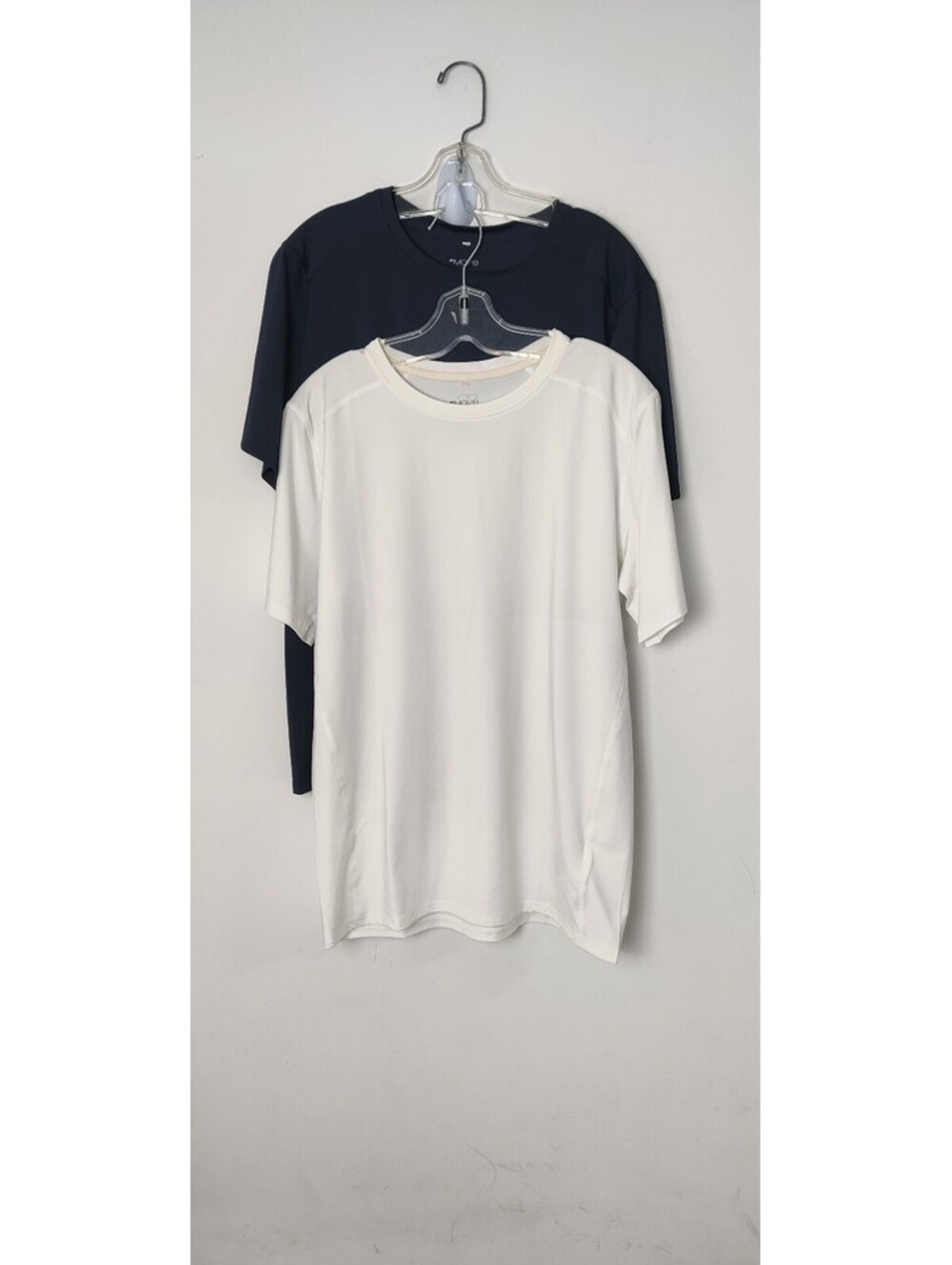 H&M Move Youth Active Athletic T-Shirt 2-Pack White Navy Blue US 20 (14Y+)